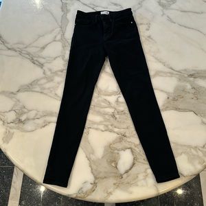 FRAME black skinny cropped jeans. Worn once